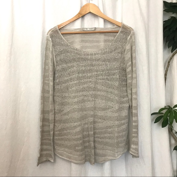 Monari cream top with metal beading - Picture 2 of 9